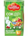 Сок Сады Придонья яблоко и шиповник с 6 месяцев, 125мл