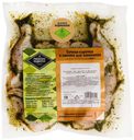Тушка цыпленка-корнишона Ржевское Подворье Баттерфляй в чесночном соусе с травами охлажденная ~1 кг
