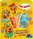Набор подарочный: ТРИ КОТА Классик Гель-шампунь, 250мл+Пена для ванны, 250мл