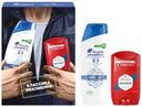 Набор подарочный Head&Shoulders и Old Spice шампунь и бальзам-ополаскиватель и дезодорант 1шт.