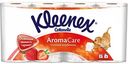 Туалетная бумага Kleenex Aroma Care Сочная Клубника 3 слоя, 8 рулонов