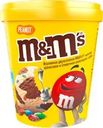 Мороженое M&M'S двухслойное молочное арахисовое и сливочное шоколадное с драже, без змж, картонный стакан, 295г