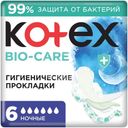 Прокладки Kotex Bio-Care Ночные 6шт