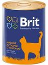 Корм для кошек Brit Мясное ассорти с печенью, 340 г