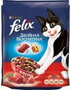 Корм для кошек Felix Двойная вкуснятина с мясом, 750 г