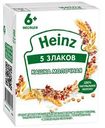 Каша Heinz 5 злаков мультизлаковая молочная с 6 месяцев 200 мл