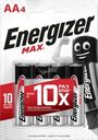 Батарейки Energizer Max + Power Seal AA LR6 4шт.