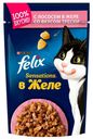 Влажный корм Felix с лососем в желе повседневный для взрослых кошек 75 г