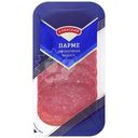 Колбаса сырокопчёная Клинский Парме полусухая в нарезке, 85г