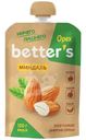 Десерт Better's яблоко-персик-банан с миндалём, 120г