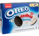 Печенье Двойная начинка Oreo с какао и начинкой с ванильным вкусом, 170 г