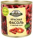 Красная фасоль «Домашние заготовки» в томатном соусе, 400 г