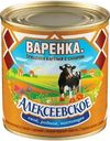 Молоко сгущенное Алексеевское вареное с сахаром 4% БЗМЖ 370г