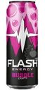 Напиток энергетический Flash Up Energy Bubble Gum со вкусом банана и клубники безалкогольный газированный 0.45л