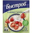 Хлопья овсяные Быстров Клубника-молоко, 40г