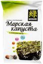 Морская капуста Midori сушеная листы в оливковом масле 5 г