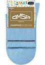 Носки детские Omsa с полоской цвет: голубой, 31-34р-р