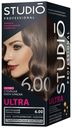 Крем-краска Studio Professional Ultra для волос натуральный темно-русый №6.00 115 г