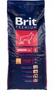 Корм для молодых собак крупных пород Brit Premium Курица и 5 трав, 15 кг