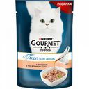 Корм для кошек Gourmet Перл с лососем в роскошном соусе, 85 г