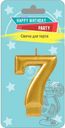 Свеча для торта Цифра 7 1шт.