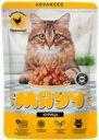 Влажный корм для кошек "Мяуч Advanced"  Курица в соусе, 85 г