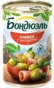 Оливки Бондюэль Мансанилья с анчоусом, 300г