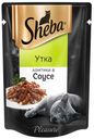 Корм Sheba Ломтики в соусе с уткой в соусе для кошек, 85г