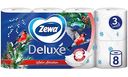 Туалетная бумага Zewa Deluxe без аромата, 3 слоя, 8 рулонов