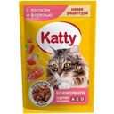 Корм влажный Katty с лососем и форелью в соусе для кошек 85г