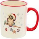 Кружка Коралл Owl Christmas керамика, 300 мл