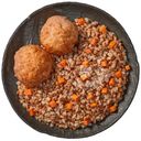 Котлеты из индейки с гречкой отварной Перекрёсток Select, 220г