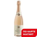 Вино игристое Ж.ДЕ ВИЛЛАРЕ Креман Де Луар розовое сухое (Франция), 0,75л