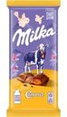 Шоколад Milka с карамельной начинкой молочный 90г