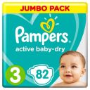 Подгузники Pampers Active Baby-Dry 3 (4-9 кг) 82 шт