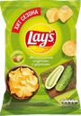 Чипсы LAYS Малосольные огурчики с укропом, 140г