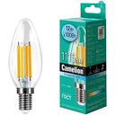 Лампа светодиодная Camelion E14 нейтральный свет, свеча, 12Вт