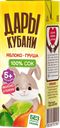 Сок Дары Кубани Яблоко-груша с 5 месяцев, 0,2 л 