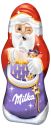 Шоколад Milka молочный в форме Деда Мороза, 90 г