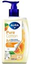 Крем-мыло для рук и тела 2 в 1 Aura Pure Cotton Хлопок и мед, 300 мл