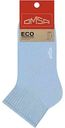 Носки женские Omsa короткие Eco 252 цвет: blu chiaro/светло-голубой, 35-38 р-р