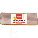 Грудинка ДОМАШНЯЯ из свинины копчено-вареный 100г