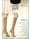Гольфы женские SiSi Miss цвет: nero/чёрный размер: единый, 20 den, 2 пары