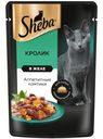 Корм для кошек Sheba 75г ломтики в желе. кролик