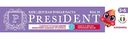 Зубная паста детская PresiDENT клубника с 3 до 6 лет, 70г