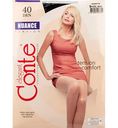 Колготки женские Conte Nuance цвет: nero/чёрный, 40 den, 6р-р