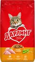 Корм сухой для взрослых кошек ДАРЛИНГ с птицей и добавлением овощей, 760г