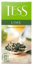 Чай зеленый Tess Лайм с добавками в пакетиках, 25х1,5 г