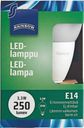 Лампочка LED, 3,3 W, E14, 2 700 K, Rainbow, 1 шт., Китай