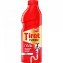 Гель для труб для устранения сложных засоров Tiret Turbo, 1 л